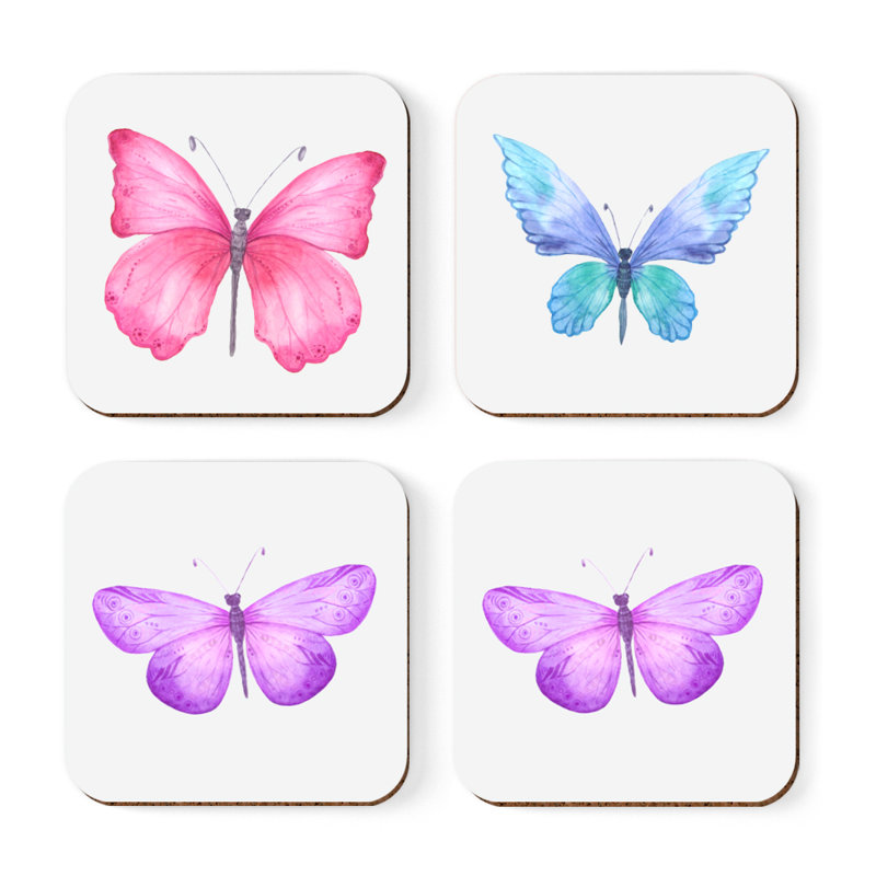Dessous de verre papillon