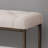 Upholstered Button Tufted Bench,Bronze-1110612886