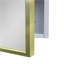 Armoire à pharmacie 16 po x 30 po à fixation murale en métal doré ou miroir encastré