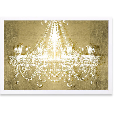 " Dramatic Entrance Gold " Painting Print