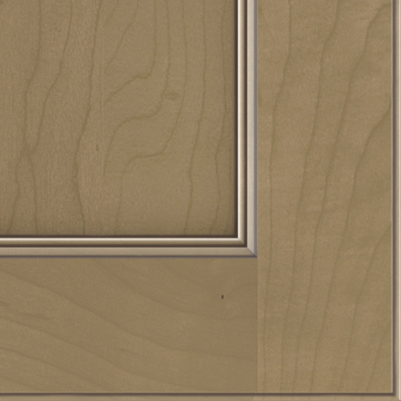 Dwelling Value Claredon Door Sample, Coastal Trail/Stone Glaze, Maple