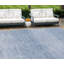Tapis extérieur lavable abstrait bleu et bleu 8 pi x 10 pi Denim