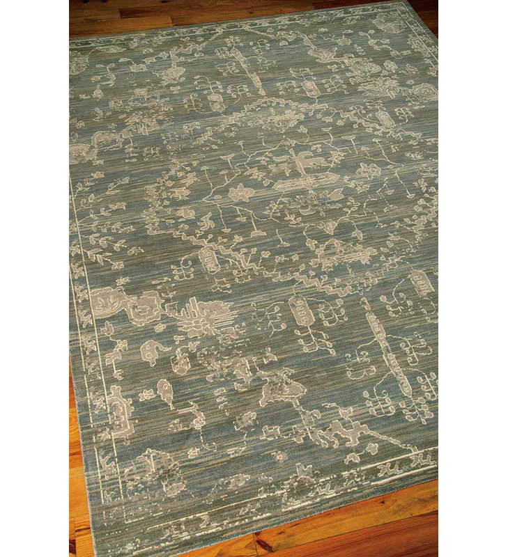 Tapis bleu Gerwara, Rectangle 8 pi 6 po x 11 pi 6 po