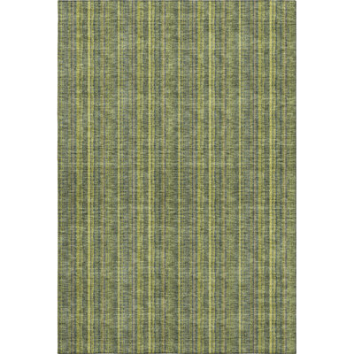 Premium Machine Washable Prisco Olive Rug
