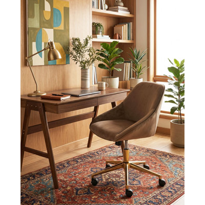 Fairmont Park Velvet Office Chair