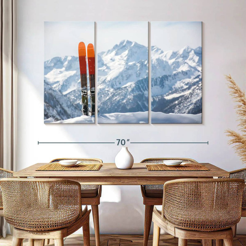 Skis de montagne Sireci, H 42 po x l 65 po