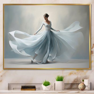 Danse minimaliste chorégraphie - reproduction sur toile