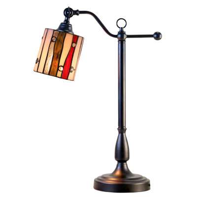 Lampe de bureau El Anza Tiffany avec abat-jour réglable