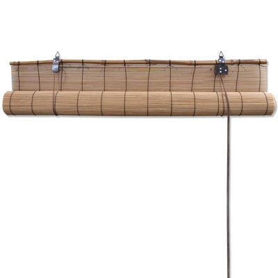 Blackout Bamboo Roll-Up Shade