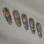 Ensemble de 10 masques tribaux peints à la main