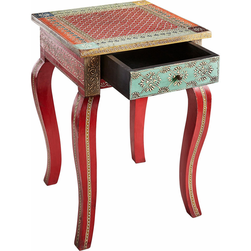 Dessa Solid Wood End Table