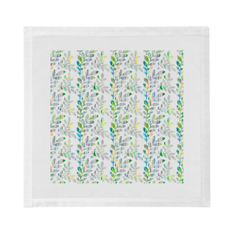Tuileries Cotton Blend Square Napkins, Verdure