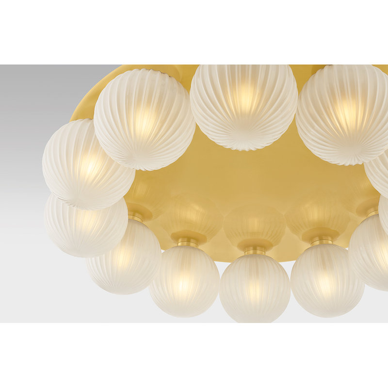 Vernazza Flush Mount, 12 Lights, 7.25" H x 32" W x 32" D