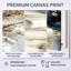 Beige bleu Beulah III - décoration murale nature beige, impressions encadrées sereines-281776393-281776630