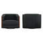 Chaise d'appoint pivotante Audrey (ensemble de 2)-126128686