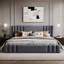 Structure de lit double tapissier en lin-99447213-99447212