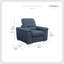 Ensemble de salon convertible 3 pièces en microfibre Jezebelle-1210988385