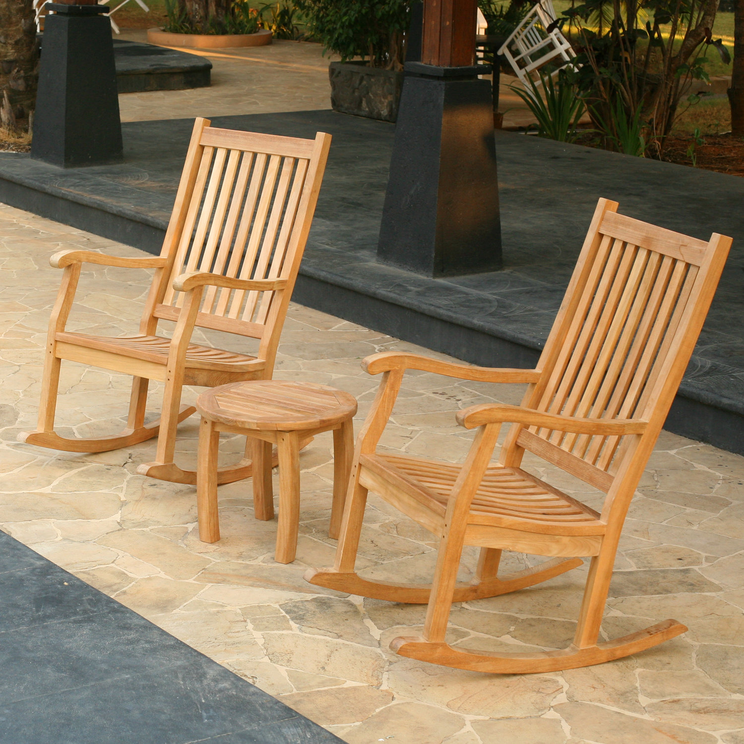 Jakarta Teak Patio Rocking Chair