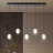 Hurleigh 5 - Light Kitchen Island Linear Pendant Light with Crystal Globes