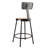Backed Ergonomic Industrial Stool Footring-1113233188