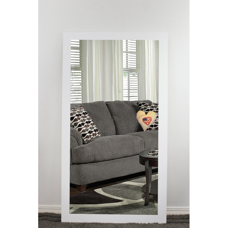 Hasting Rectangle Mirror, 64" H x 35" W, White