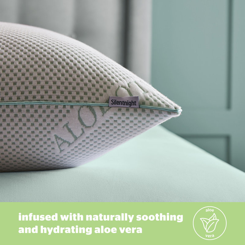 Silentnight Wellbeing Collection Aloe Vera Pillow Pair