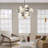11 - Light Dimmable Tiered Glass Globes Bubble Chandelier