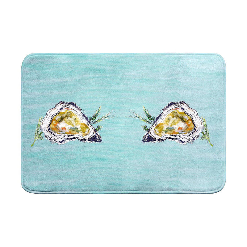 Tapis de bain Oyster Shell, L 36 po x l 24 po