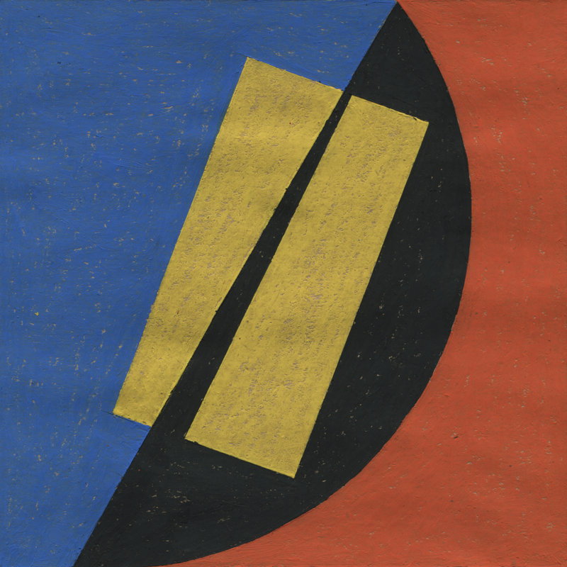 Abstract Oil Pastel Painting - Wrapped Canvas Painting, 30cm H x 30cm W x 3.8cm D