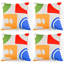 Decorative Throw Pillow Set Of 4 Soft Velvet Covered Couch Pillow With Double-sided Design
