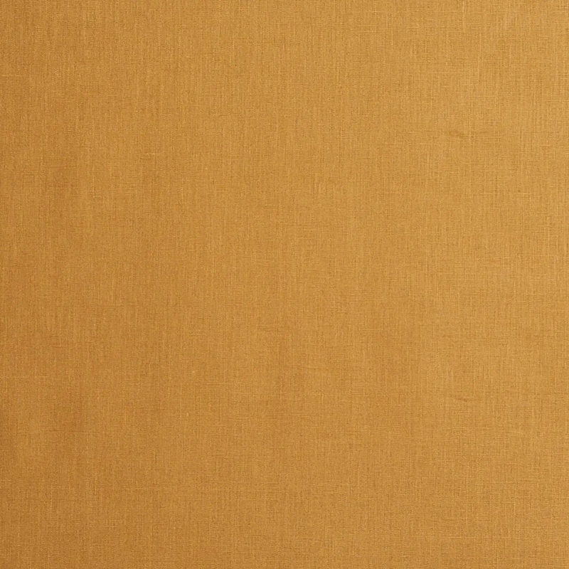 Tissu en lin verni Lange, Caramel
