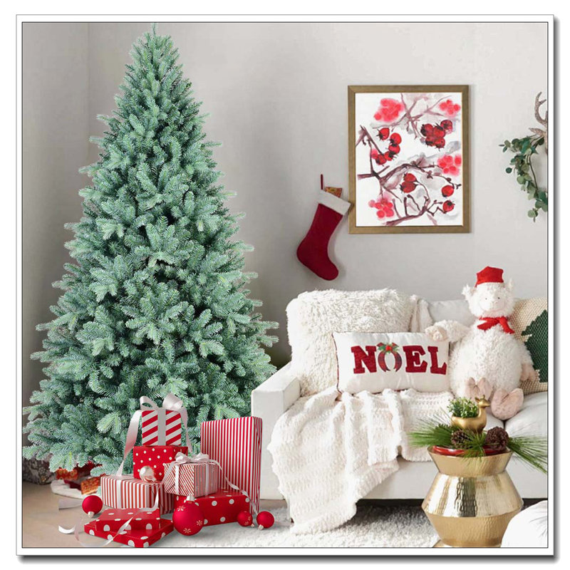 Arbre de Noël 9 pi bleu-vert