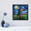 Dachshund Night by Aja Trier - Painting on Canvas-458336700-449468321