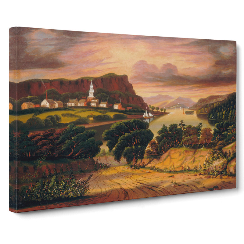 Lake George In Caldwell by Thomas Chambers - Wrapped Canvas, 35cm H x 50cm W x 3cm D