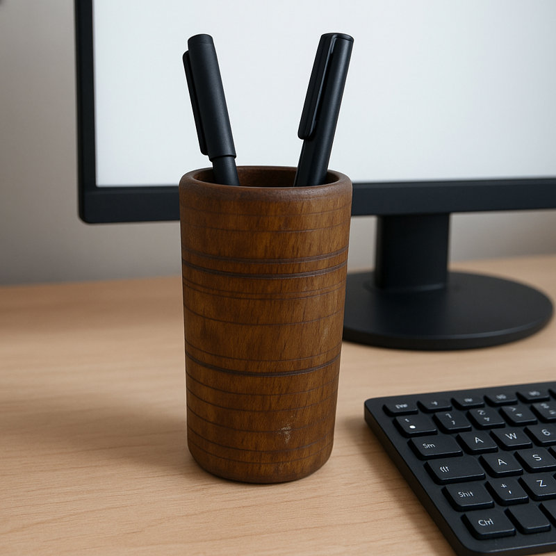  Vase en bois Heritage pour charme rustique