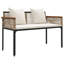 Poly Rattan Outdoor Bench-1324912485-1324912486