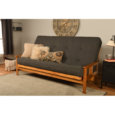 Johnte Queen 86" Futon Frame and Mattress