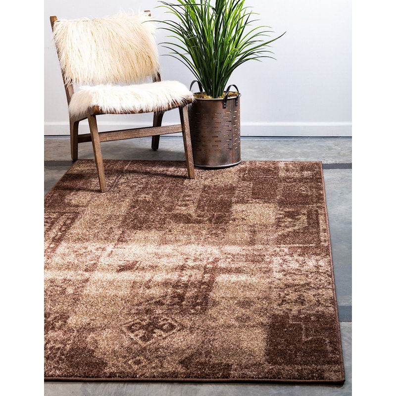 Weese Abstract Indoor Rug, Rectangle 8' x 10'