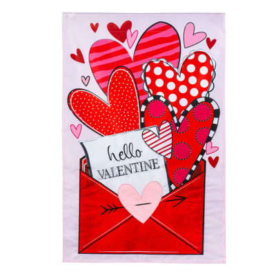 Drapeau de jardin «Envoi de l'amour» pour la Saint-Valentin