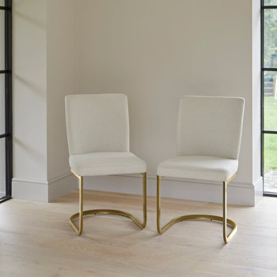 Lola 49cm H Side Chair in White