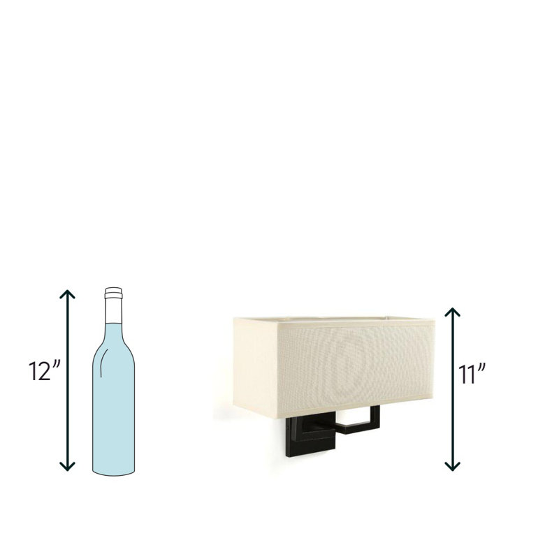 Kenalee Steel Armed Sconce, Bronze