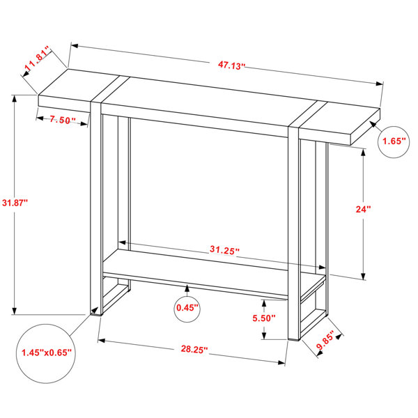 Dimensions du produit