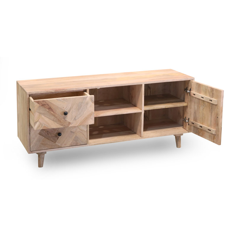 Dorinda Unfinished TV Stand for TVs up to 78"