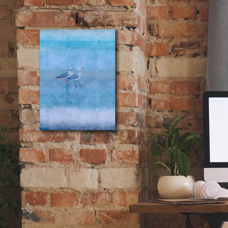 «Sky Blue Sea Gals» par Marta Wiley, H 16 po x l 12 po x P 0,75 po