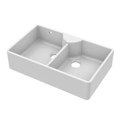 Double Bowl Farmhouse Kitchen Sink