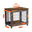 Cage pour chien en brun rustique Furniture