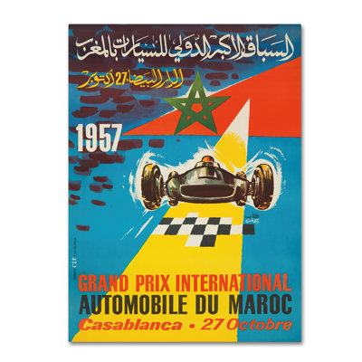 « racing 25 », publicité rétro sur toile tendue