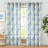 Semi Sheer Toile-printed Linen-textured Curtain-957500398-957500394