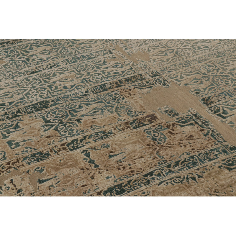 Modern One-of-a-Kind 9'0X12'0 Hand Knotted Area Rug