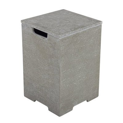 15.9'' Square Glass-fiber Reinforced Concrete Base Propane Tank Cover